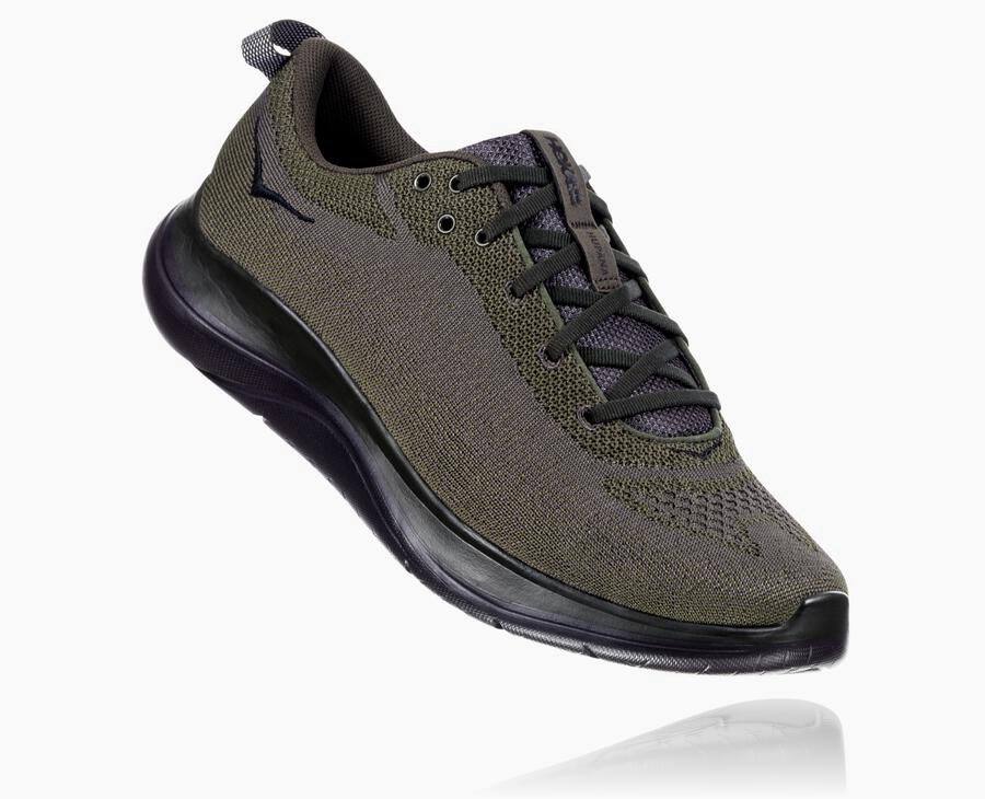 Tenis Hoka One One Masculino Marrom - Hupana Flow - 436-CKUBFR